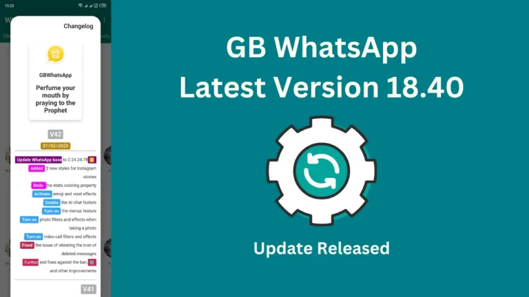 GB WhatsApp Latest Version 18.40